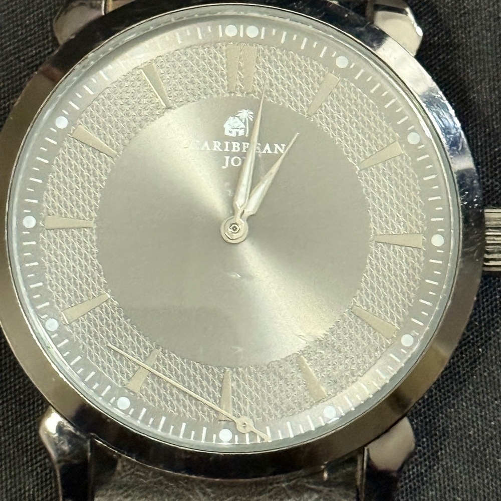 Caribbean Joe Silver-Tone Watch
